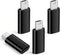 Xelsluthe 4pack Mini USB to USB C Adapter, Usbc to USBA dapter USB-Mini