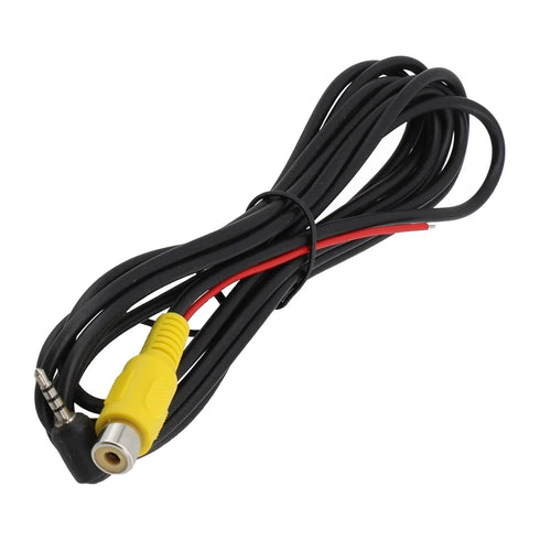 2.5mm YuYue Electronic Aux to RCA Female Cable with Trigger, Car Aux AV-in Jack to RCA Adapter for GPS Tablet Dash Cam