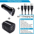 Car Charger for Samsung Galaxy S24 S23 S22 A21 A20 A51 A50 A70 A71 A01 A10e A53, Moto G Power/Stylus/Fast, Google Pixel 8 Pro 7 6 Pro 5 4A 3XL, Wall Plug Charger Car Adapter Type C Fast Charging Cable
