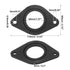 X AUTOHAUX 2 Pcs Black Plastic Car Tweeter Speaker Mounting Adapter Bracket Rings for Toyota Subaru Lexus