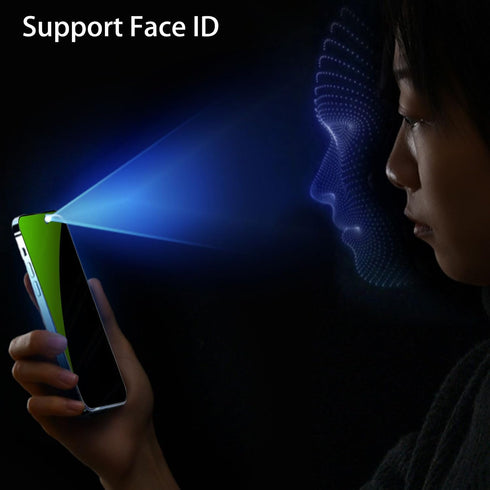 3 PCS Anti-Spy Tempered Glass for iPhone 15 Plus - 9H Hardness, Anti-Peeping, 6.7" Screen Protector (Green)