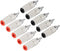 uxcell 5 Pairs Binding Post Terminal, M5 Thread Power Amplifier Speaker Connector, 1.85-inch Length