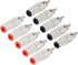uxcell 5 Pairs Binding Post Terminal, M5 Thread Power Amplifier Speaker Connector, 1.85-inch Length