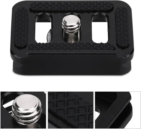 Quick Release Clamp Adapter - Mini Portable Aluminium Alloy Quick Release Plate for TY-C10 T005 / T-025 Ball Head