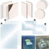 10Pcs Heavy Duty Dash Cam Sticky Pads and Windshield Electrostatic Film,Heat Resistant Double Sided Sticky Tape for GPS