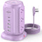 AiJoy USB C Power Strip Tower, 9 AC Outlets and 5 USB Ports