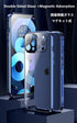 HENGHUI Lockable Magnetic Case for iPhone 13, with Camera Lens Protector & Screen Protector, Green