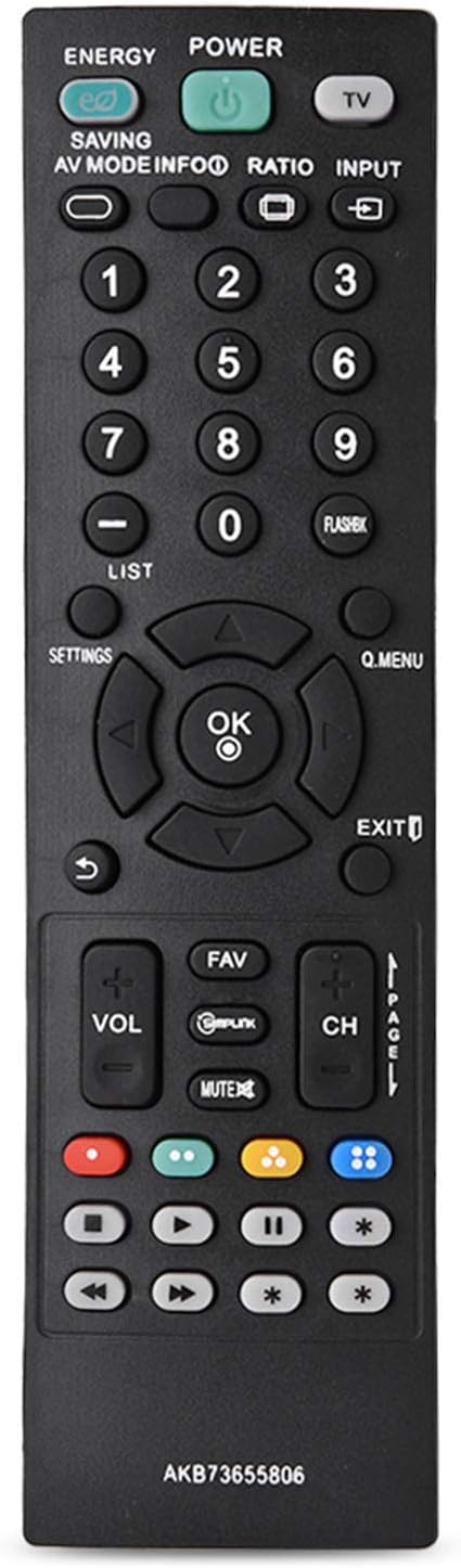 HD TV Remote Control Replacement for LCD/LED TV AKB73655806, Digital Television Audio Voice Remote Controller