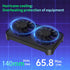 GSCOLER X4 140mm Quiet USB Cooling Fan, High Speed Dual USB PC Fan with One-Touch Switch, Stackable Design for Router