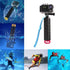 Floating Hand Grip Waterproof Selfie Stick Monopod for GoPro Hero 10, 9, 8, 7, Session, Fusion, Max, AKASO (Pink)