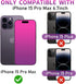2 PCS Gradient Tempered Glass for iPhone 15 Pro Max Privacy Screen Protector for iPhone15 ProMax 6.7inch Anti Spy Anti Blue Light Eye Protection HD Ultra Clear Anti-Scratch Bubble Free