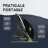 Perixx PERIMICE-713L Wireless Ergonomic Vertical Mouse, Left Handed, 6 Buttons, 3 Level DPI, Black, Medium