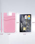BIAJIYA Phone Card Holder, Silicone Wallet Stick-on ID Business Credit Card Pocket for Smartphones