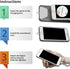 SS Phone Lanyard, Adjustable Detachable Neck Strap with Phone Patch for Any Cell Phone Smartphones, Grey.