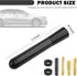 VKQTS 3.11 Inch Short Car Antenna Replacement,Stylish Carbon Fiber Short Antenna for Car as Cars Decor Compatible
