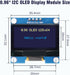 AYWHP 5 0.96 Inch I2C 128x64 Pcs OLED IIC Display Module, Pixel Serial Display Board, Module for Arduino Display