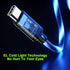 AYI USB Type C to USB A 2.0 Android Charger Cable Fast Charging with Visible Green LED Current Flowing, 39 Inch, Green