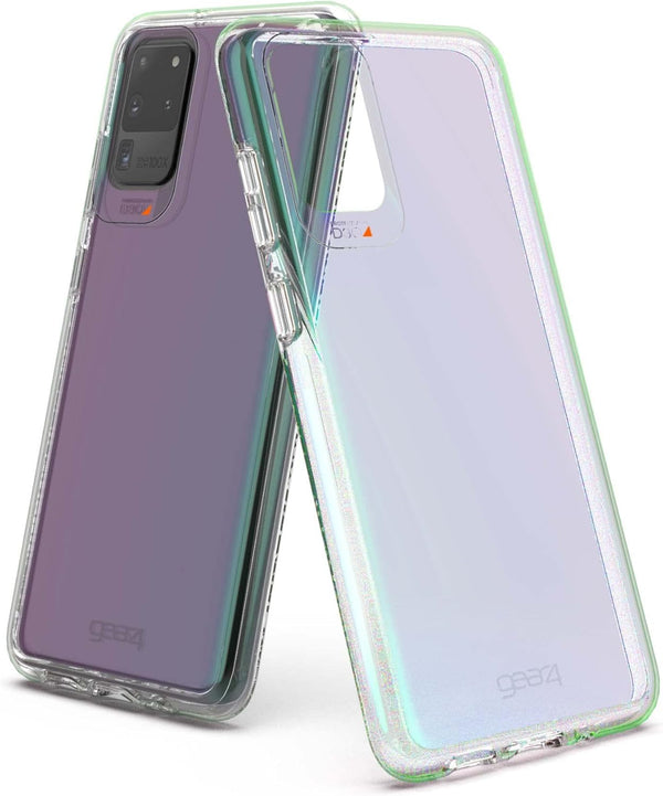 Gear4 Crystal Palace Iridescent Case for Samsung Galaxy S20 Ultra, Advanced Impact Protection by D3O
