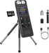 Aiworth 64GB Digital Voice Activated Recorder for Lectures&Meetings,Phone Connected via OTG,4640 Hours Audio