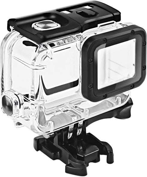 FitStill Double Lock Waterproof Housing for GoPro Hero 2018/7/6/5 Black, Protective 45m Underwater Dive Case