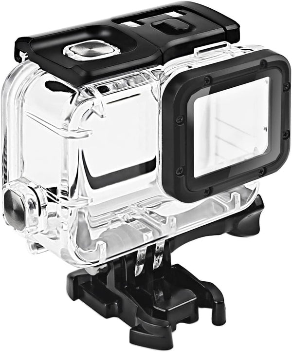 FitStill Double Lock Waterproof Housing for GoPro Hero 2018/7/6/5 Black, Protective 45m Underwater Dive Case