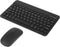 Ultra-Slim Portable Bluetooth Keyboard and Mouse Combo, Compact Rechargeable Wireless Set for iPad Pro/Mac OS/Windows