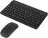 Ultra-Slim Portable Bluetooth Keyboard and Mouse Combo, Compact Rechargeable Wireless Set for iPad Pro/Mac OS/Windows