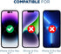 Tech Armor 4 Pack HD Clear Film Screen Protector Compatible for Apple NEW iPhone 14 Pro Max 5G 6.7 Inch 2022