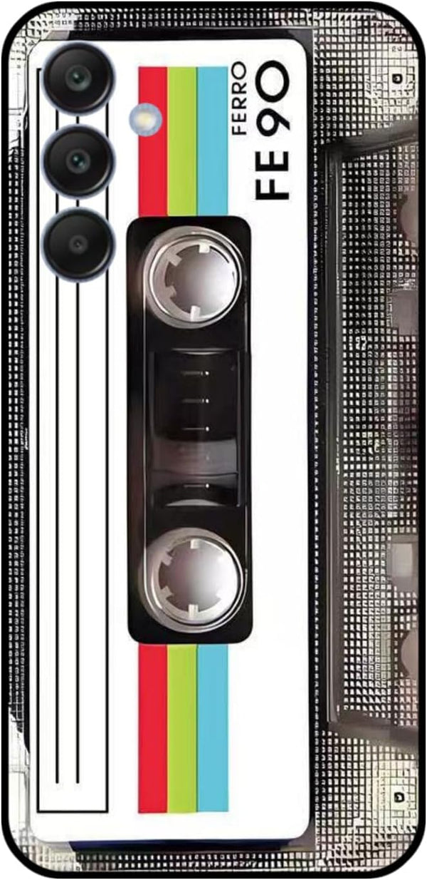 Samsung Galaxy A15 5G Case, Slim Shockproof Protective Cover, Soft TPU Retro 80’s Music Cassette Tape for Women Men