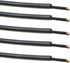 SJZBIN 5PCS 2.4G Black Plastic Protective Antenna Tubes with Cap Suitable for Remote Control Car FPV Drones Quadcopters