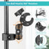 Super Clamp Double Camera Clamp, Double Mount Clamp Bracket Magic Arm with Ball Head for Light Stand, Photography