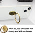 Metal Cell Phone Ring Holder, 360 Degree Rotation Kickstand Grip for Magnetic Car Mount, Gold