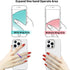 Transparent Clear Phone Ring Grips Holder, Finger Ring Stand for Cell Phone Tablet Case Accessories, Round (1PCS