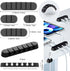 ZIIYAN 163 PCS Cable Management Kit - 3 Wire Organizer Sleeves, 8 Self Adhesive Holders, 100 Fastening Cable Ties