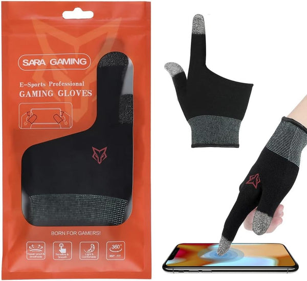 Gamer Gloves for Professional E-Sports - Non-Slip Finger G1 Gaming Thimbles (1 Pair)