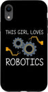iPhone XR Funny Robotics Case - For Girls Kid Robots Engineering Lovers