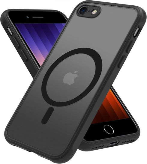 Magnetic iPhone SE Case 2022/3rd/2020/2nd Gen, iPhone 8/7 Case, Military Grade Drop Tested, Shockproof Slim Case