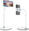 Cell Phone Stand, Adjustable Height & Angle Gooseneck Holder for Desk, Aluminum Alloy for 3.5"-7" Devices