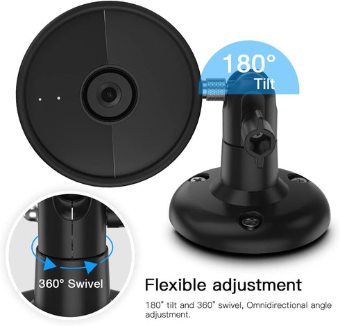 HOLACA Real Water Resistant Protective Case + Wall Mount Bracket for Google Nest Cam Battery, Indoor and Outdoor Use