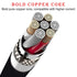 MEROM Universal 5V DC Power Cable, USB to DC 5.5x2.1mm Charging Cord with 8 Connector Tips (5.5x2.5, 4.8x1.7, 4.0x1.7,