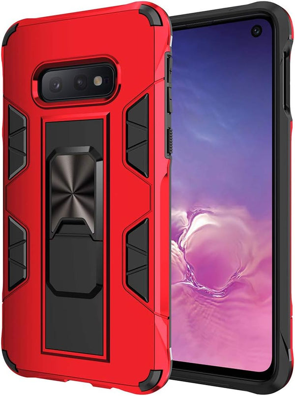 Samsung Galaxy Note 8 Case, Military Grade Built-in Kickstand, Heavy Duty Shockproof Cover, Red