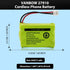 27910 Cordless Phone Battery for Motorola SD-7501, MD7161, AT&T, Ni-MH 3.6V (Pack of 2)