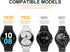 Haojavo 6+8 Pack Screen Protector Case for Samsung Galaxy Watch FE/5/4 40mm, Hard PC Bumper Shell + Anti-Fog Glass Film