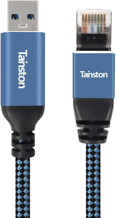 USB to Ethernet Cable, 10Ft USB3.0 A to RJ45 Cable,USB3.0 A to