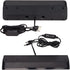 Portable Wired Speaker, HiFi Stereo Subwoofer Desktop Long Speaker, USB Powered 3.5mm Plug for TV Computer Tablet