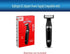 UpBright 2-Prong 5V AC/DC Adapter Compatible with Happy Nuts The Ballber Groin Trimmer Waterproof Rechargeable Li-ion Battery Ball Shaver DC5V 1A 5.0V 1.0A Switching Power Supply Cord Cable Charger