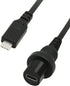 CERRXIAN 30cm USB Type C 2.0 Waterproof Extension Cable for Car, Boat, Motorcycle, Truck Dash (USB-C)