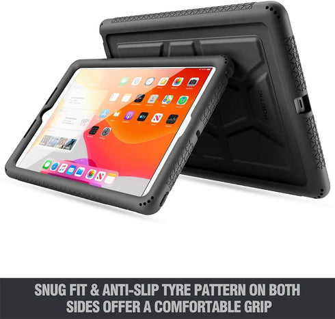 Poetic TurtleSkin Case for iPad 10.2 9th/8th/7th Generation (2021/2020/2019), Heavy Duty Shockproof Silicone Cover