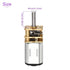 2Pcs 6V 300RPM 6 10mm DMiotech Rated Torque Output Shaft Length Micro DC Speed Reduction Motor Mini Metal Gearbox Motor