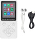 Jectse MP3 1.8 Inch Mp3 128GB Player with Bluetooth, HiFi Sound Screen Portable Music Player Digital Audio Player Noise